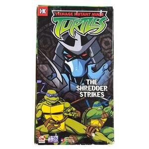 Teenage Mutant Ninja Turtles Shredder Strikes Back Fox Box VHS 2003 Funimation